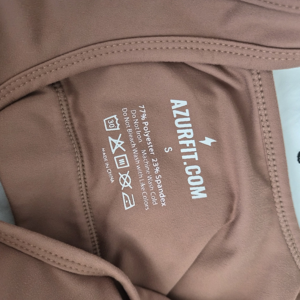 Women's Tan Sports Bra - Picture 3 of 6